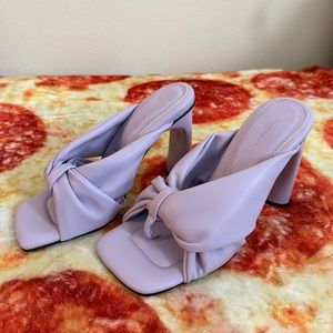 Topshop Padded High Mule in Lilac 👡💜